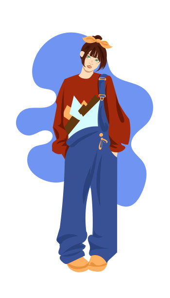 漂亮的时尚黑发女人在工作室里摆出时尚的衣服。休闲风格，化妆配饰。高级时尚都市风格。穿着工作服的时尚模特女孩孤立在白色背景上。图片下载