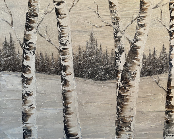 油画风景画图片下载