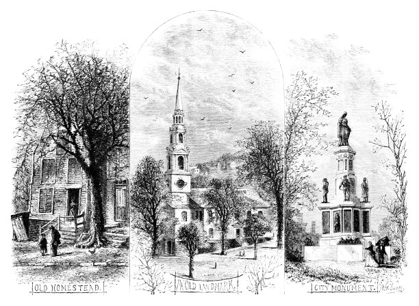 历史地标在普罗维登斯，罗德岛，美国，地理图片下载