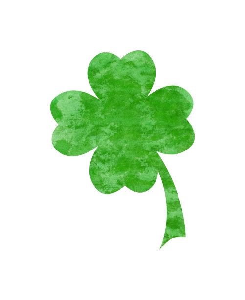 三叶草叶子，圣帕特里克节快乐图片下载