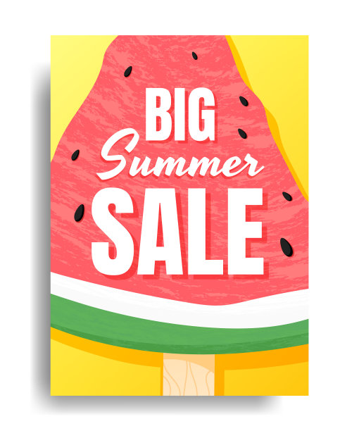 的夏季主题的空模板集图片下载