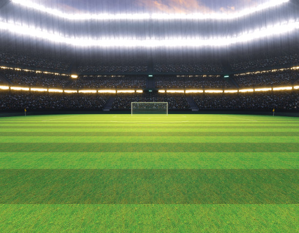 有足球的足球场图片下载