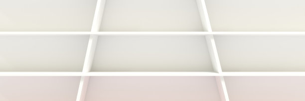 展示产品的货架-白色背景图片下载