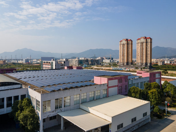 厂房和太阳能发电厂图片下载