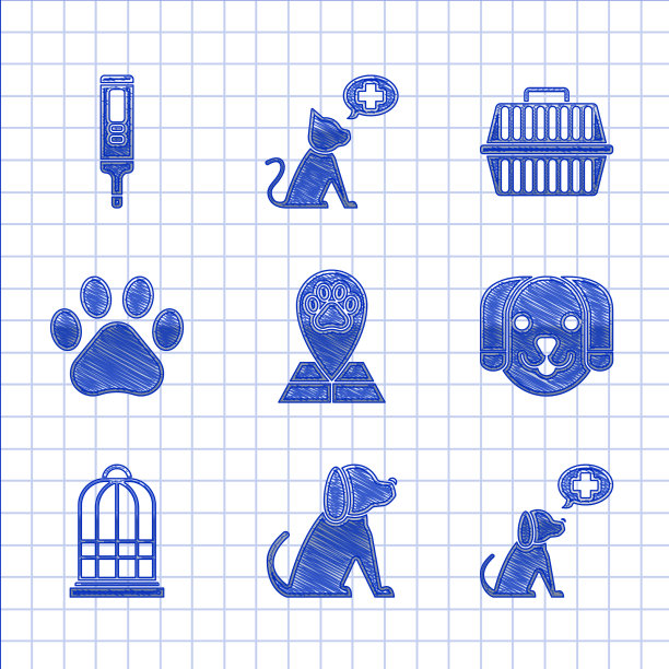 设置地图指针与兽医医院图片下载