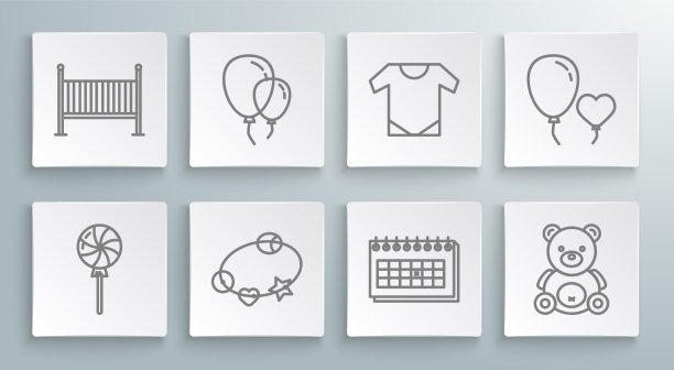 设置线棒棒糖气球带拨浪鼓图片下载