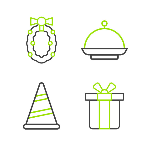 集行礼盒派对帽子圣诞覆盖图片下载