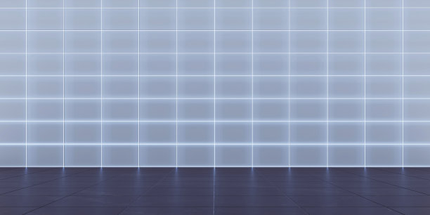 技术背景LED舞台霓虹灯液晶显示场景现代房间三维插图图片下载