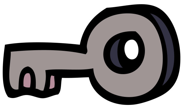 卡通涂鸦键图片下载