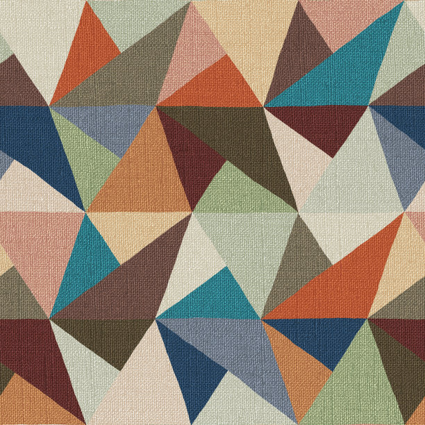 地毯无缝纹理与几何图案，民族面料，grunge背景，波西米亚风格的图案，3d插图图片下载