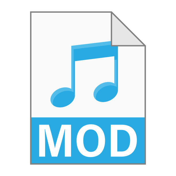 现代平面设计的MOD文件图标的网页图片下载