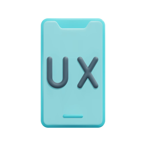 移动图标矢量3d ux。孤立在白色背景上。3d用户体验和UI概念。卡通简约风格。3d图标矢量渲染插图。图片下载