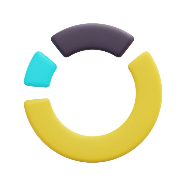 三维饼图图标矢量。孤立在白色背景上。三维经济概念。目标为商业、银行、金融、投资和金钱。卡通简约风格。3d图标矢量渲染插图。图片下载