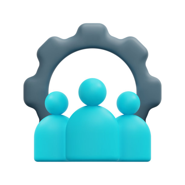 3d团队图标矢量。孤立在白色背景上。3d敏捷，业务和技术概念。卡通简约风格。三维头脑风暴图标矢量渲染插图。图片下载