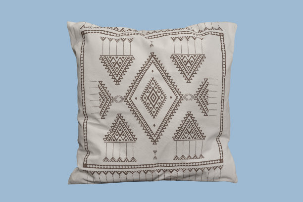 几何图案装饰枕头图片下载