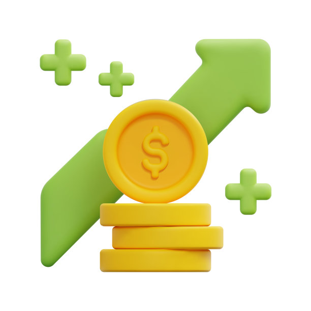 3d收入图标矢量。孤立在白色背景上。三维会计，商业和财务概念。卡通简约风格。3d金钱硬币和箭头图标矢量渲染插图。图片下载