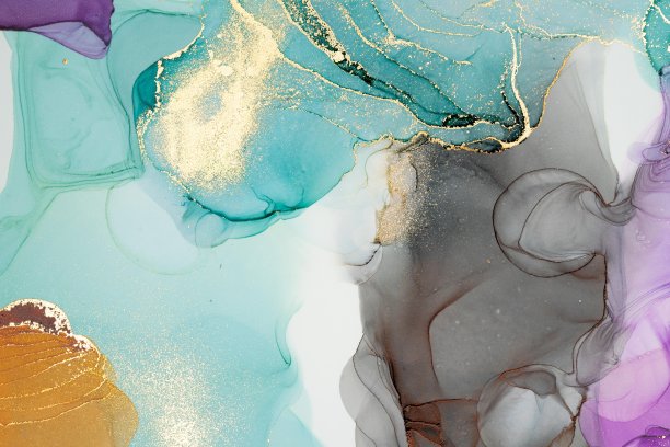 大理石水墨抽象画取材于典型的抽象画原画背景图片下载