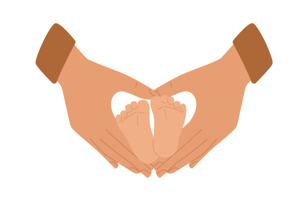 手盖住宝宝的脚图片下载