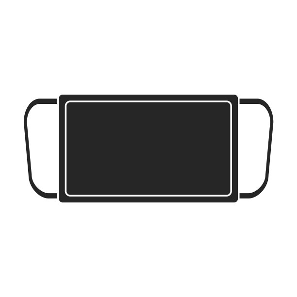 医用口罩图标黑色标识隔离上图片下载