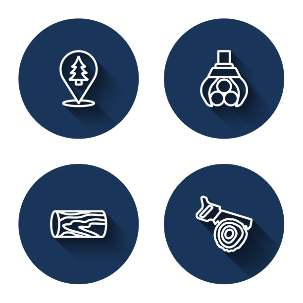 设定森林抓斗起重机的线位图片下载