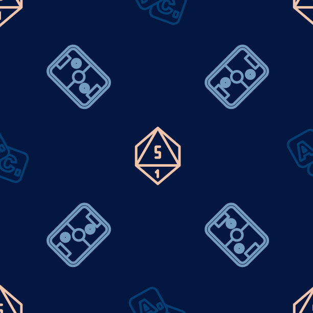 设置线宾果空气曲棍球桌和游戏骰子图片下载