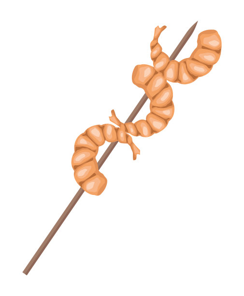 烤虾串图片下载
