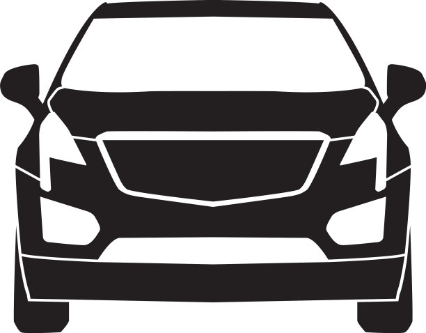 黑色四驱车suv前图标图片下载