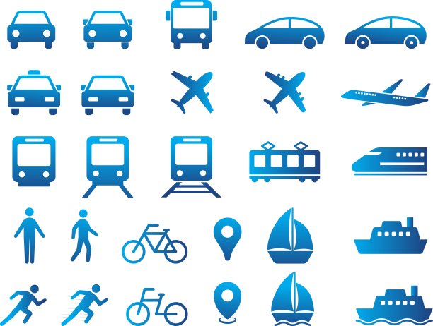 交通图标集图片下载