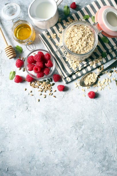 早餐的健康食材图片下载