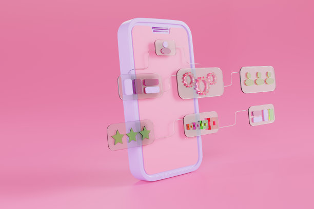 三维渲染智能手机模型创建用户界面管理模板节点图形UX用户界面系统，web体验设计师数据流程开发原型界面流程图应用图片下载