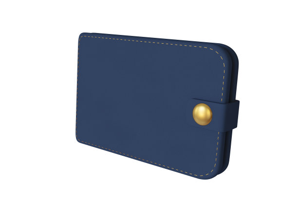 3d蓝色钱包图标孤立的背景。金融在线支付。卡通风格。三维渲染插图。图片下载