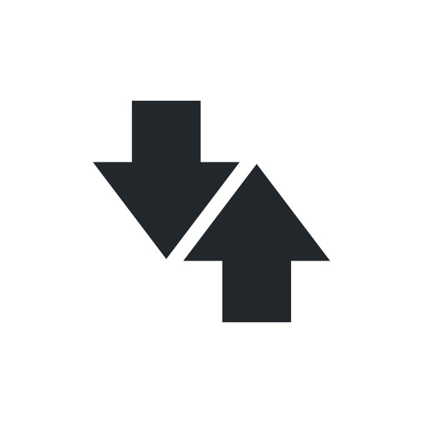 相反的箭头图片下载