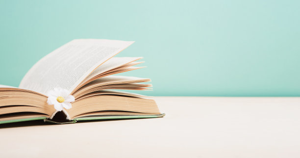 世界图书与版权日，蓝薄荷背景下的教育理念。图片下载