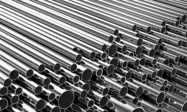 各种直径的金属管。三维演示图片下载