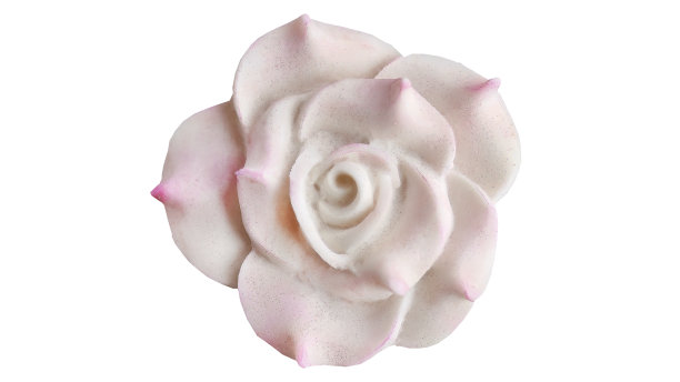 椰奶口味，三盘尼传统泰式手工点心隔离，白色底色夹道，粉嫩粉嫩，正宗泰国皇家名贵甜品，镂空图片下载