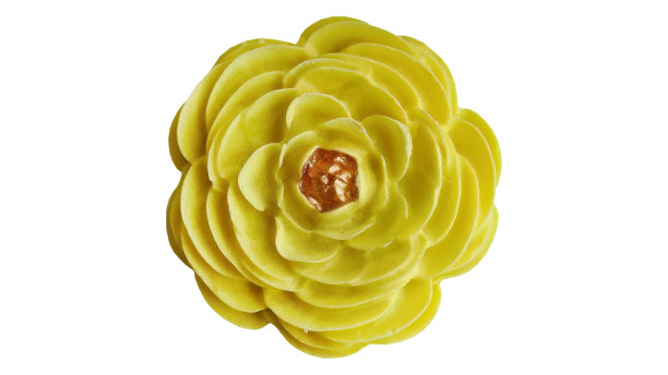 芒果口味，三盘尼传统泰式手工点心隔离，白色背景夹道，正宗皇家泰国名贵甜品，镂空图片下载