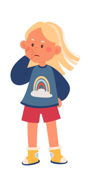 女孩做沉默手势图片下载