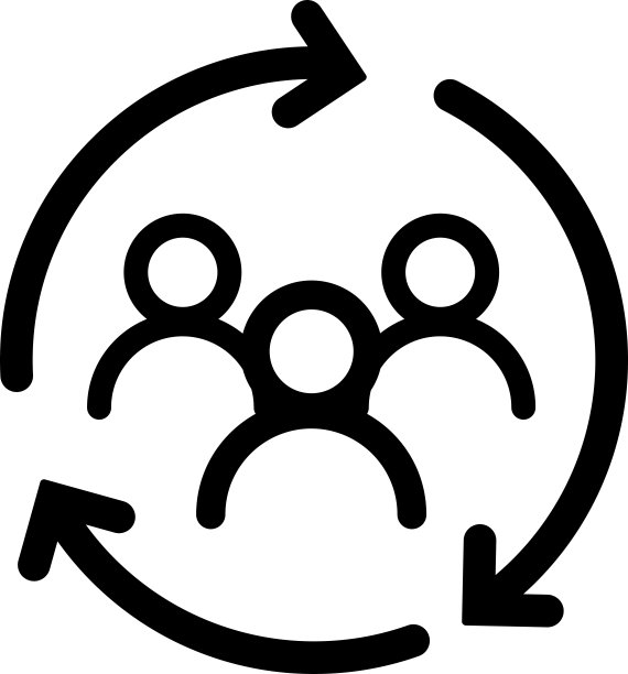 人用箭头图标，队用矢量交换图片下载