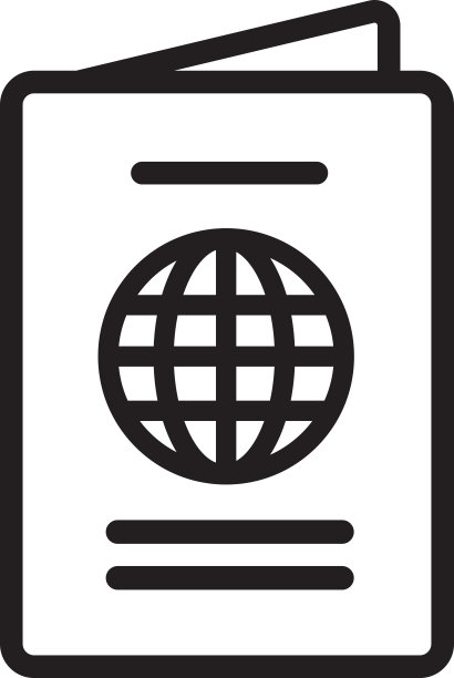 护照图标矢量图片下载