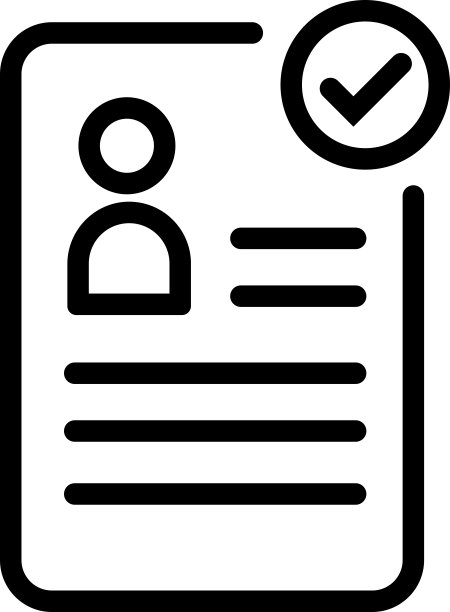 简历，简历，文件图标，个人简介矢量图片下载