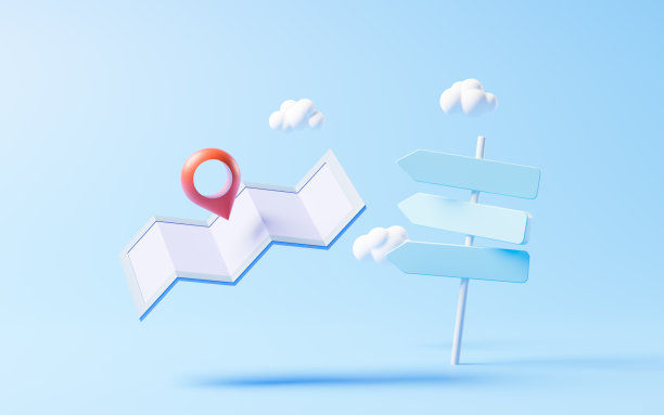 招牌卡通风格，3d渲染。图片下载