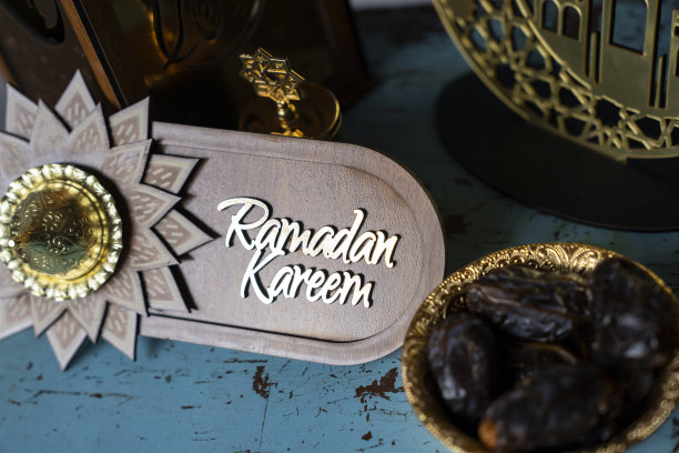 斋月卡里姆在斋月概念照片，伊斯坦布尔，土耳其图片下载