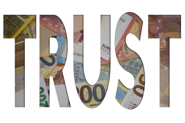 言出必行。纸币背景与不同的钞票。图片下载