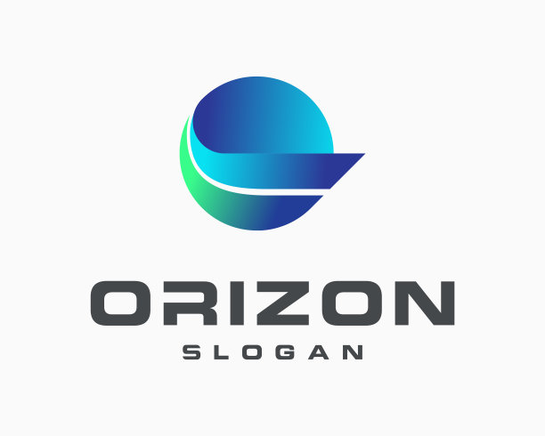 字母O字母字母彩色梯度公路街道道路沥青驱动方式交通矢量设计插图图片下载