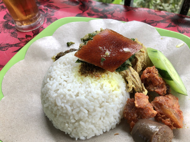 巴厘米饭和猪肉叫巴比·古灵图片下载
