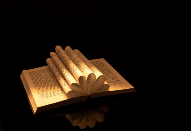 心形折叠书。图片下载