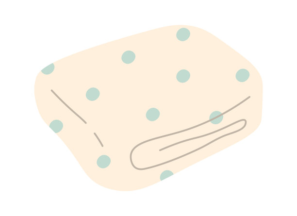 圆点毛巾图片下载