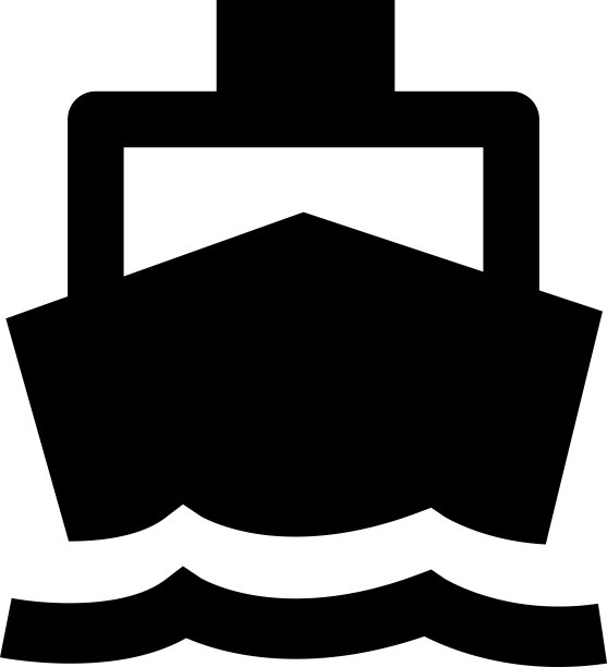 船剪影黑色图标图片下载