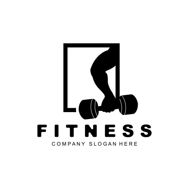 健身房标志，健身标志矢量，适合健身的设计，运动设备，身体健康，身体补充产品品牌图片下载