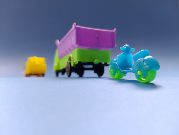 迷你玩具车儿童背景蓝色背景图片下载